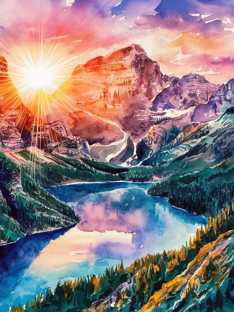 Sunset In The Mountains 33