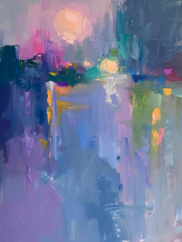 Sunset Over The Lake 4