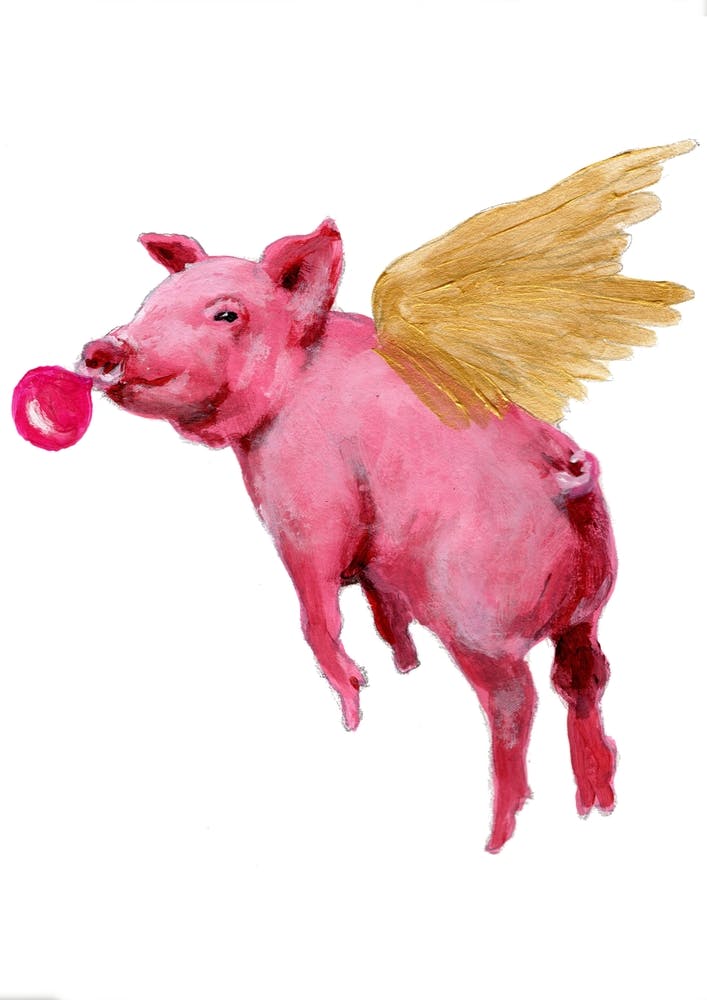 Pig With Bubblegum