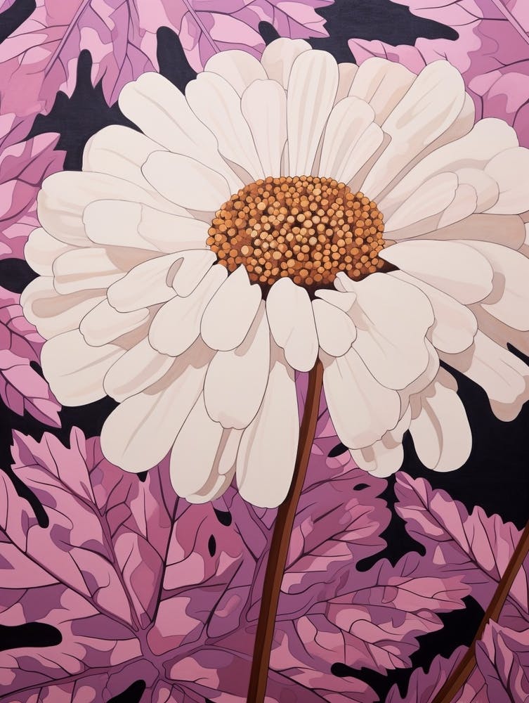 Flower Illustration Cineraria 3