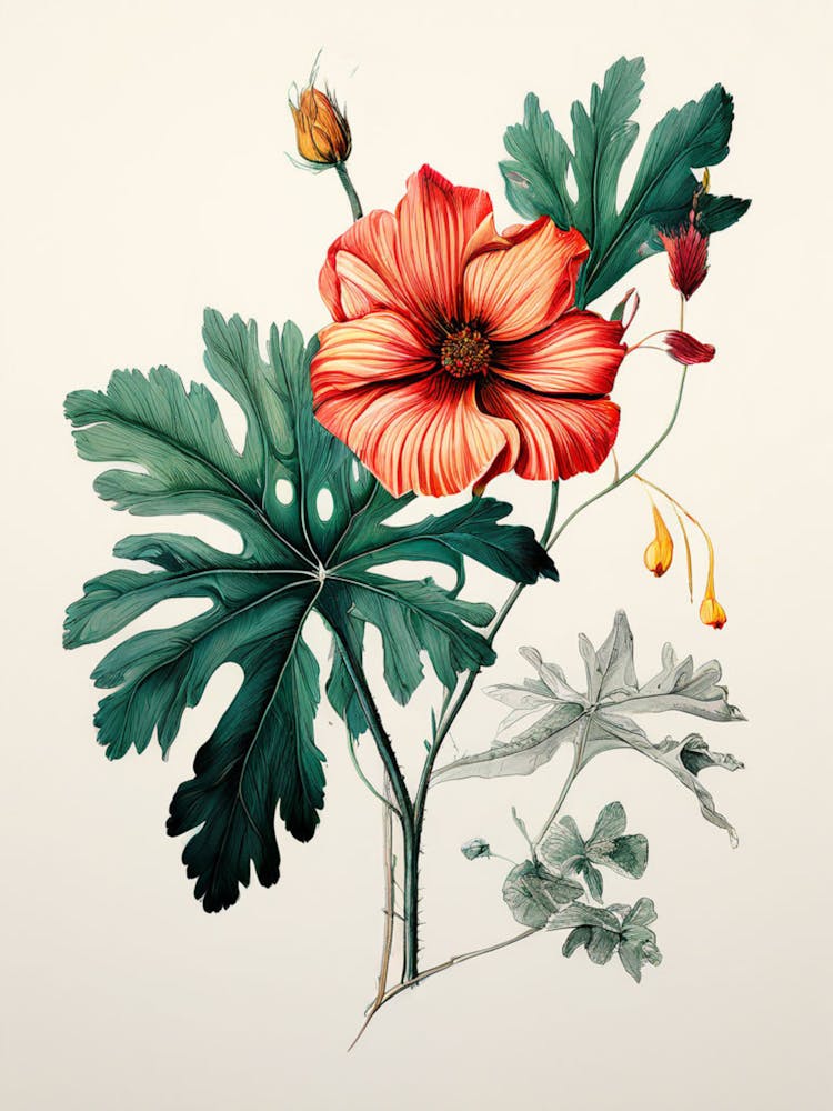 Roter Hibiskus