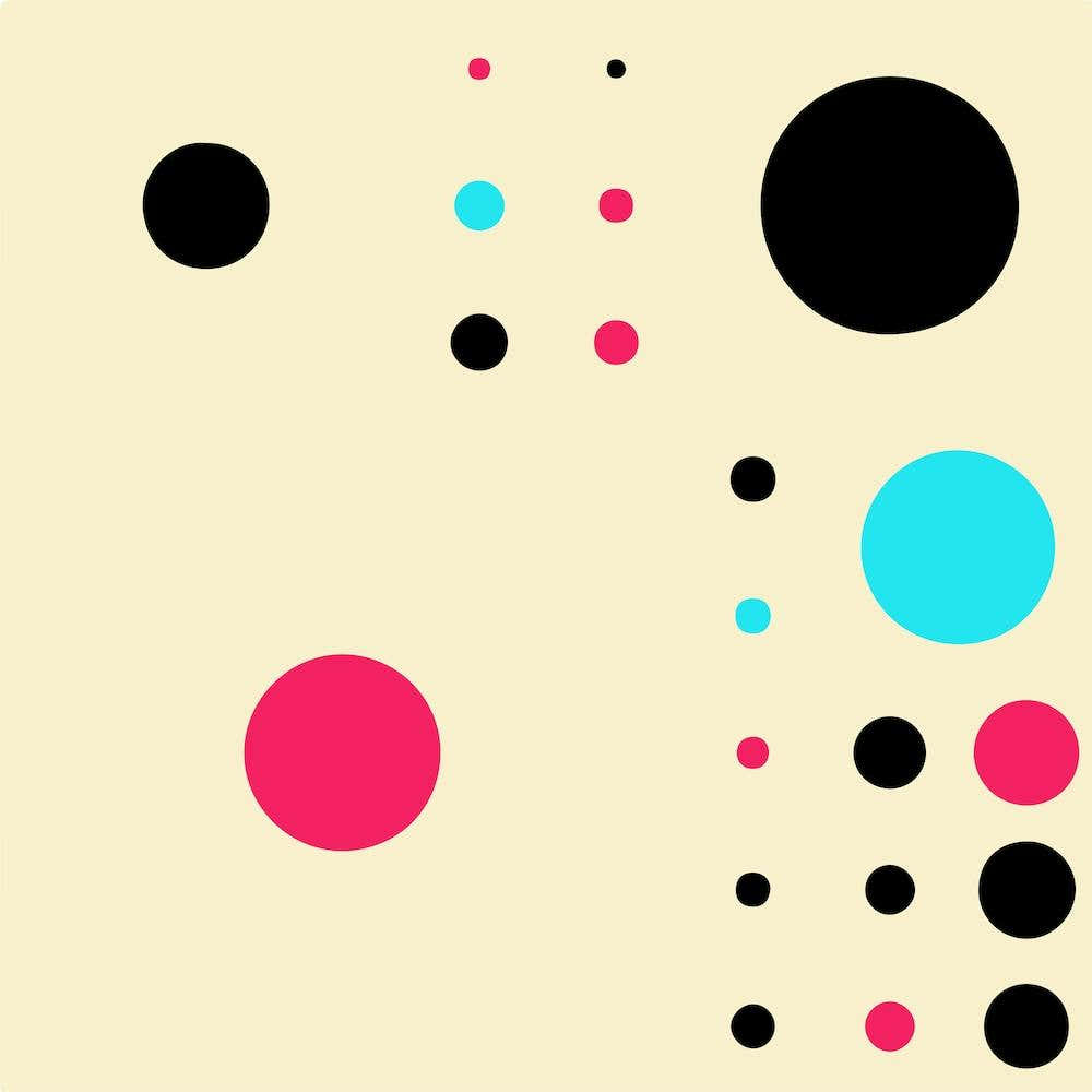 Yayay Dots Poppy Mix Square