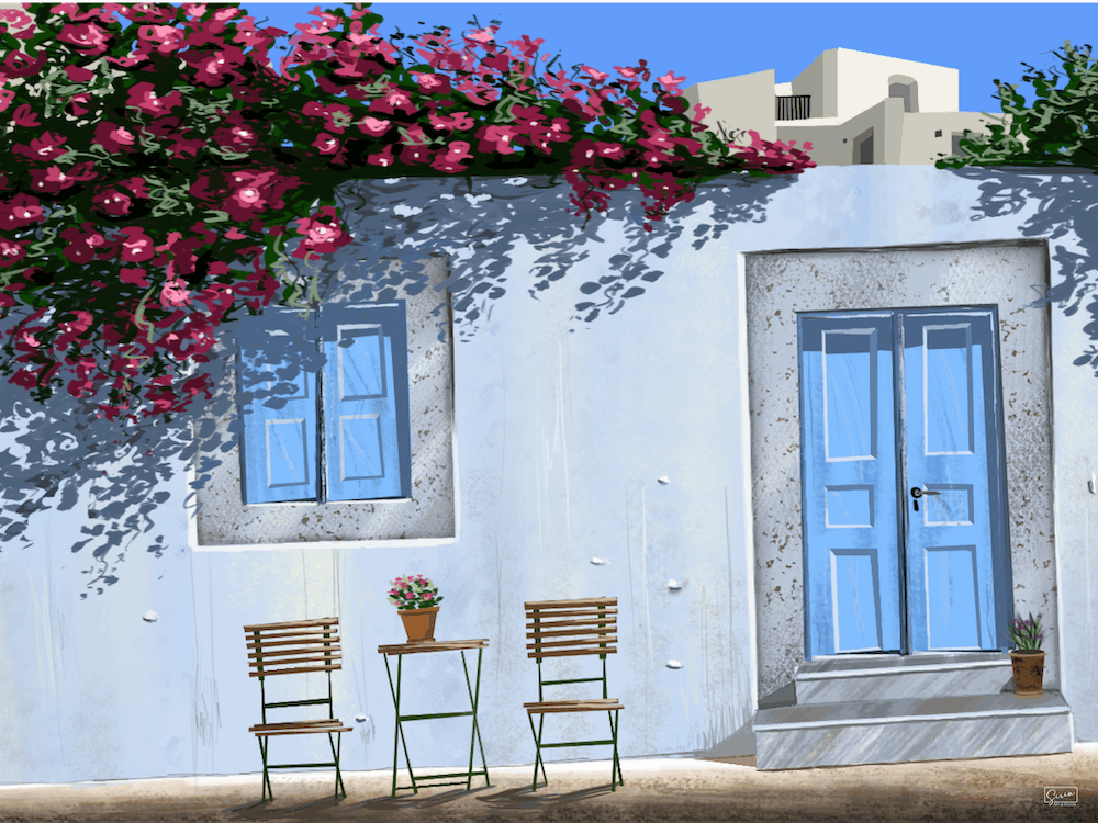 Beauty of Santorini Greece