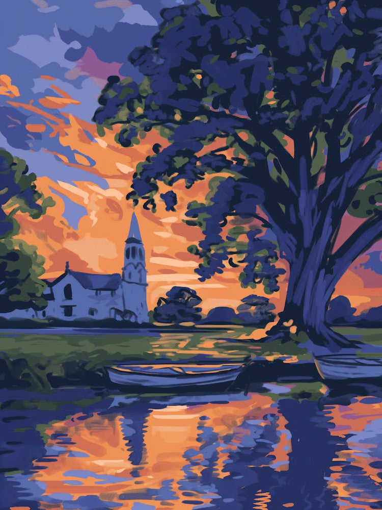 Sunset By The Lake 1