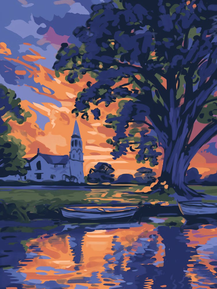 Sunset By The Lake 1