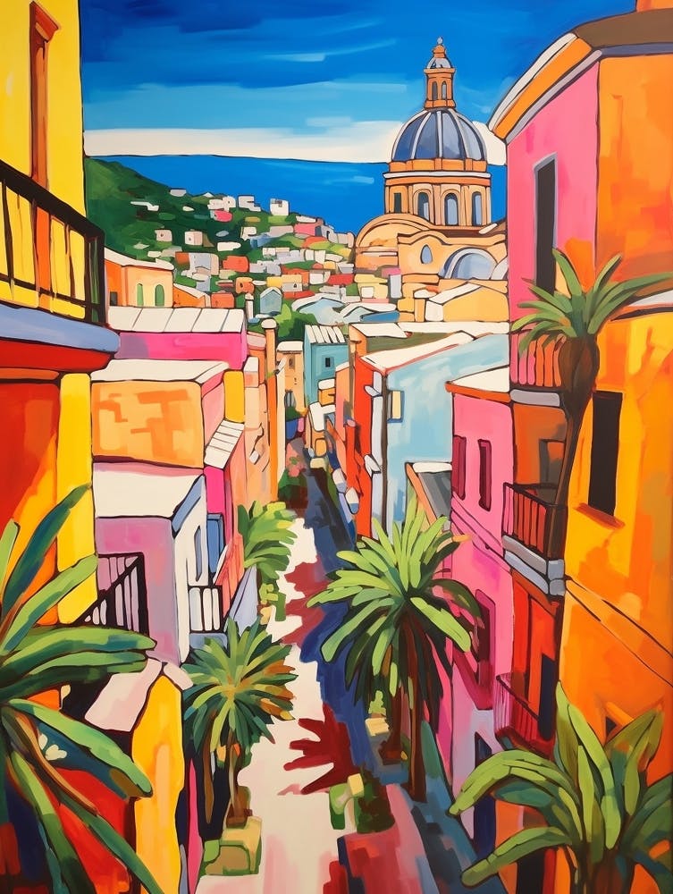 Naples Italy 3 Fauvist Painting