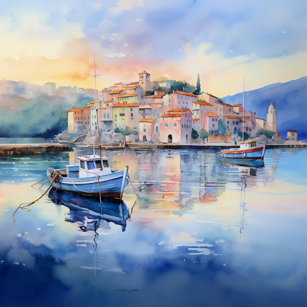 Sun-Kissed Tranquilly in the Italian Riviera