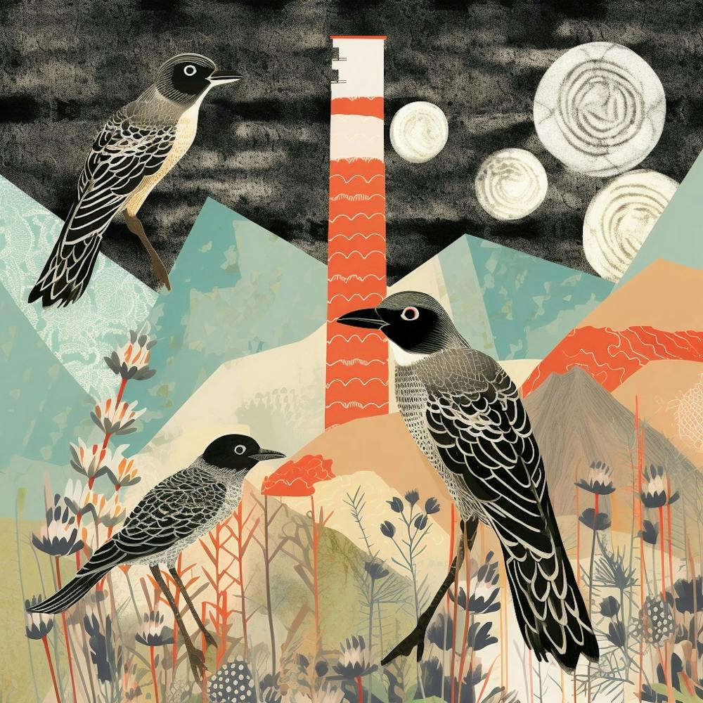 Bird In Nature Chimney Swift