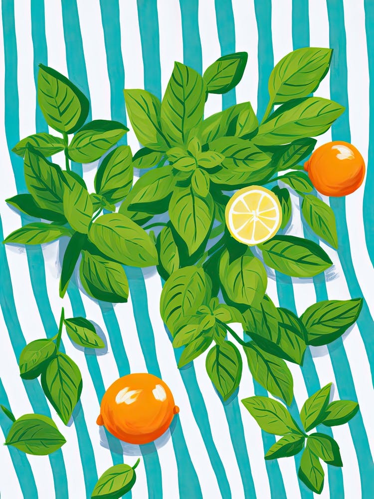 Basil Summer Illustration 1