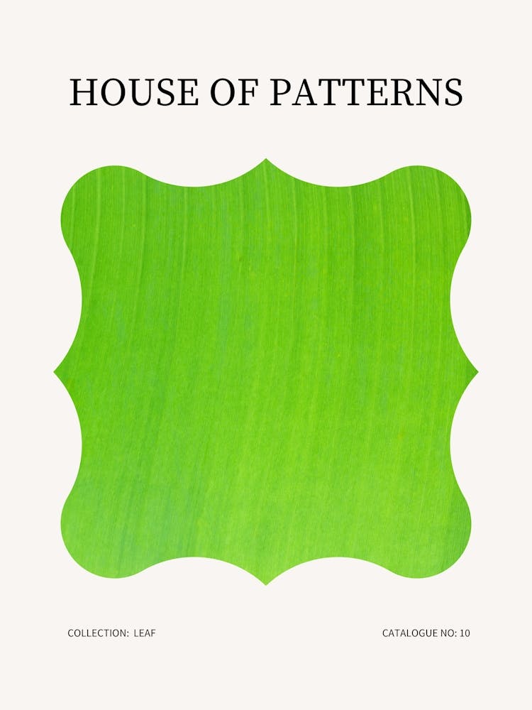 Leaf Pattern Poster 9