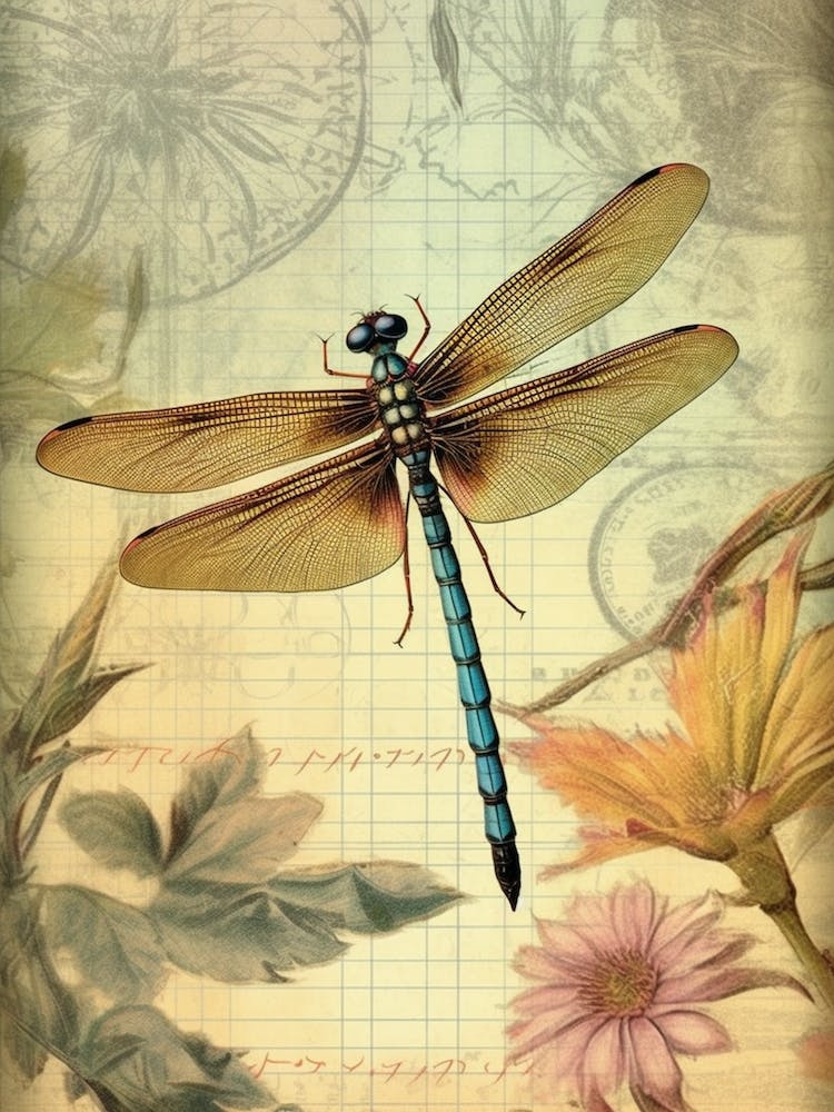 Dragonfly Wetlands Illustration  1