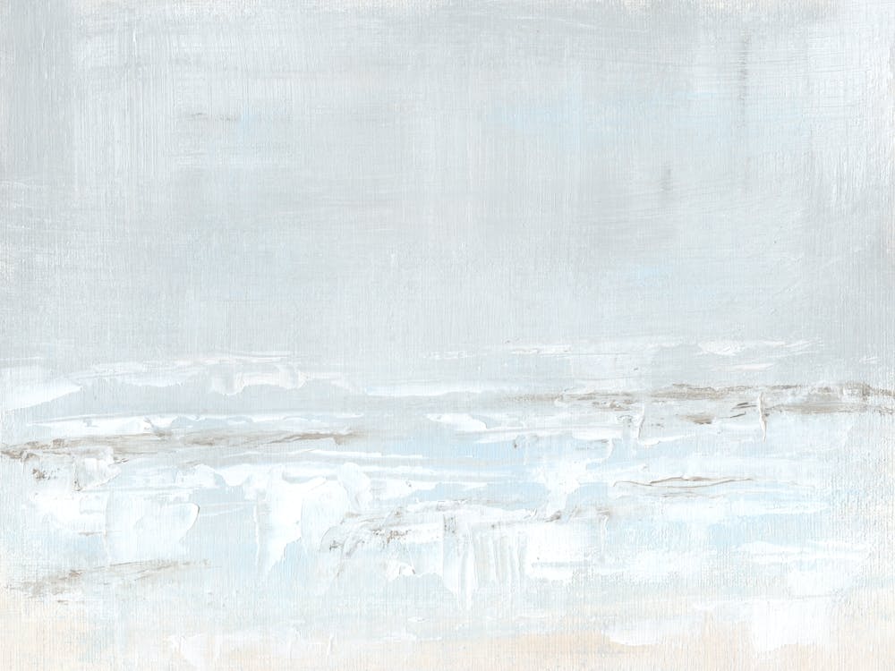 Boundless - Modern Coastal Abstract Beach Landscape Ocean Waves Minimalist Painting Wall Art