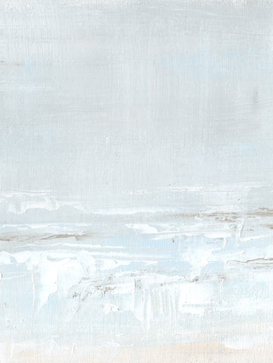 Boundless - Modern Coastal Abstract Beach Landscape Ocean Waves Minimalist Painting Wall Art