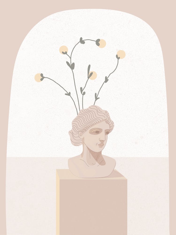 Still Life Bust Vase