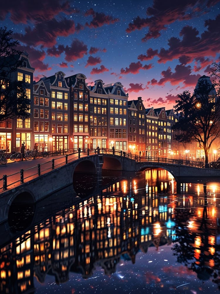 Amsterdam At Night 3