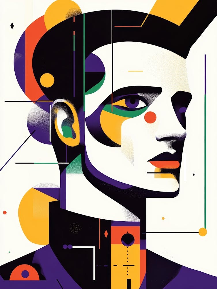 Abstract Portrait Of A Man 21