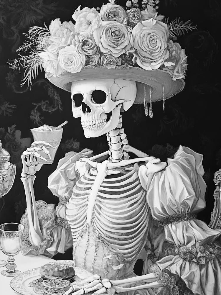 Skeleton In Hat