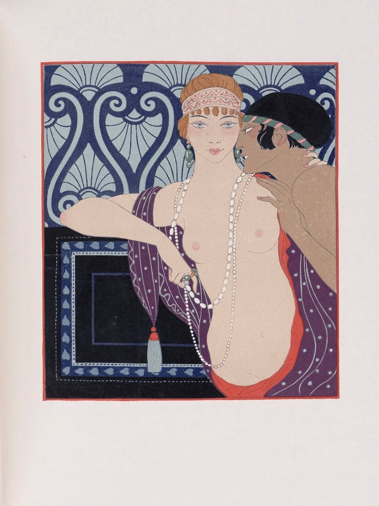 Les Trois Beautes De Mnasidika (1922,), 1 George Barbier