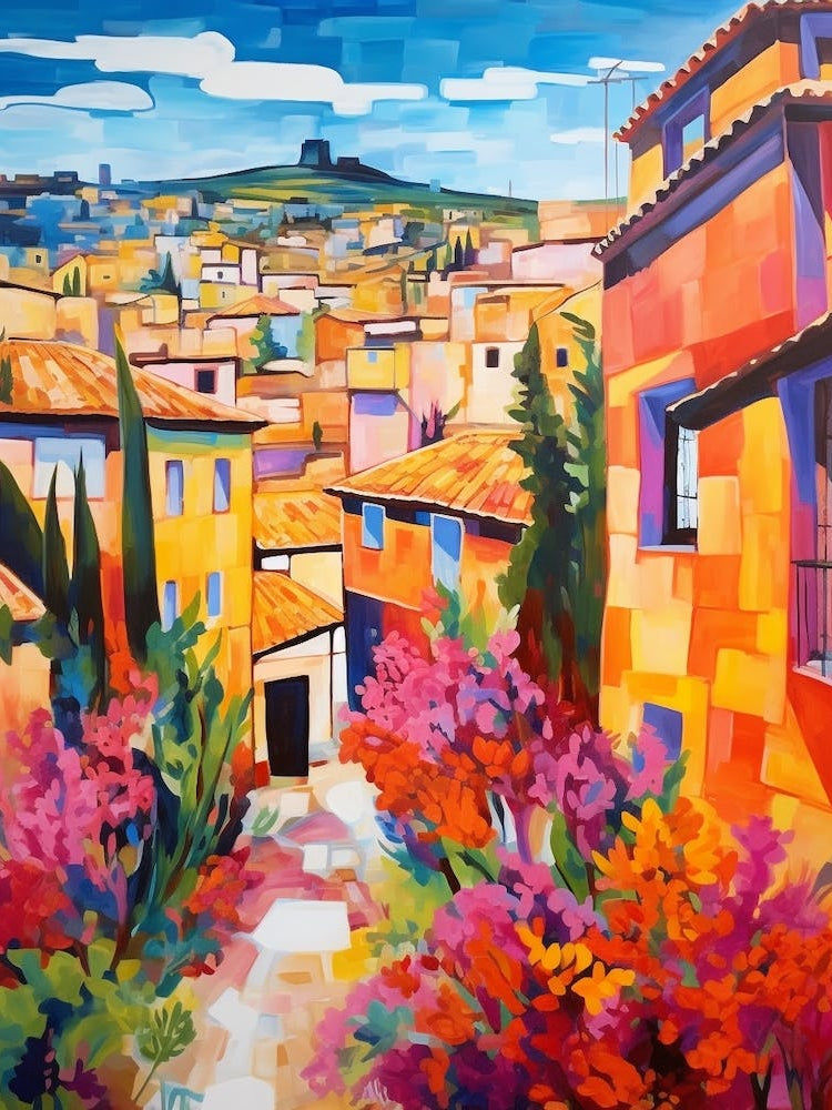 Granada Spain 3 Fauvist Painting