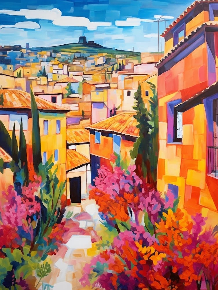 Granada Spain 3 Fauvist Painting