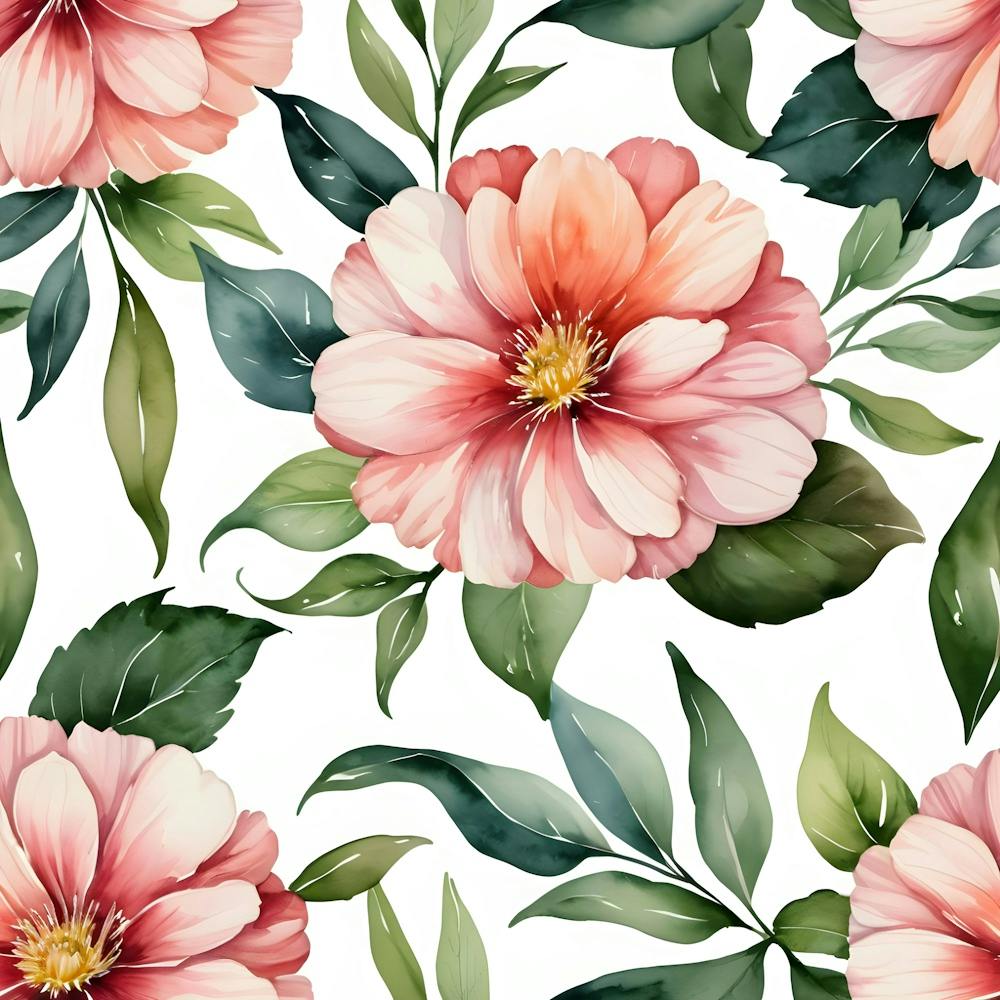 Watercolor Floral Pattern 8