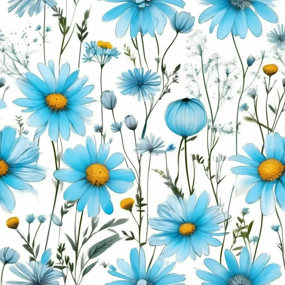 Blue Daisies