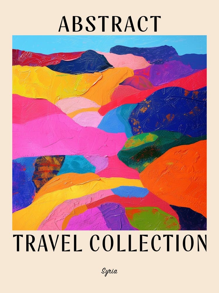 Abstract Travel Collection Poster Syria 1