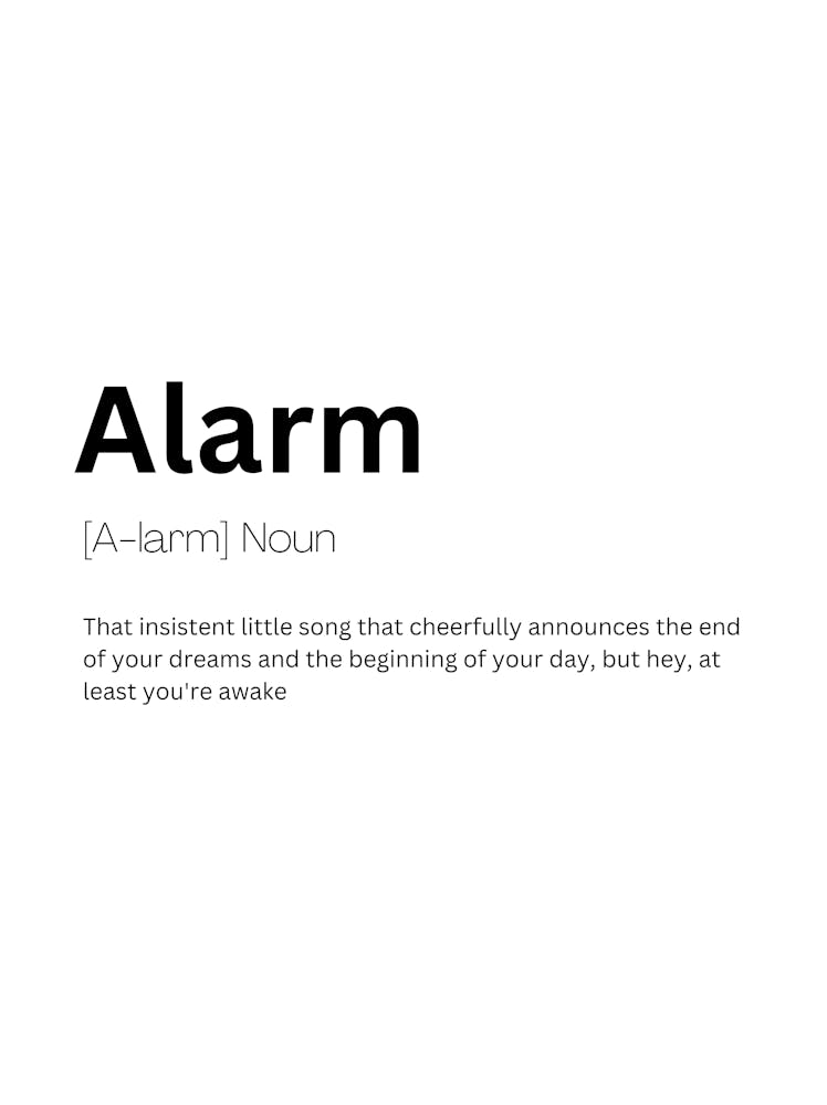 Alarm Definition Meaning