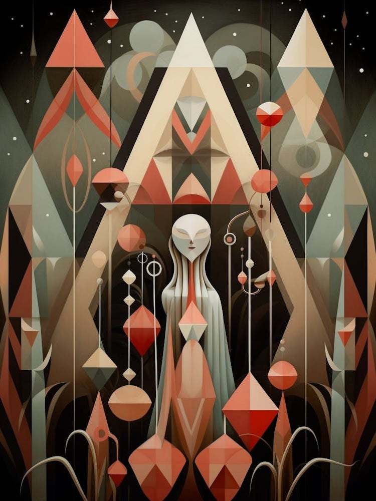 Whimsical Abstract Geometric Shapes 5