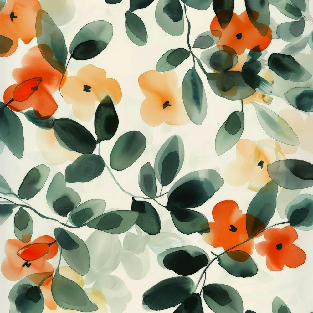 Orange Leaves 1