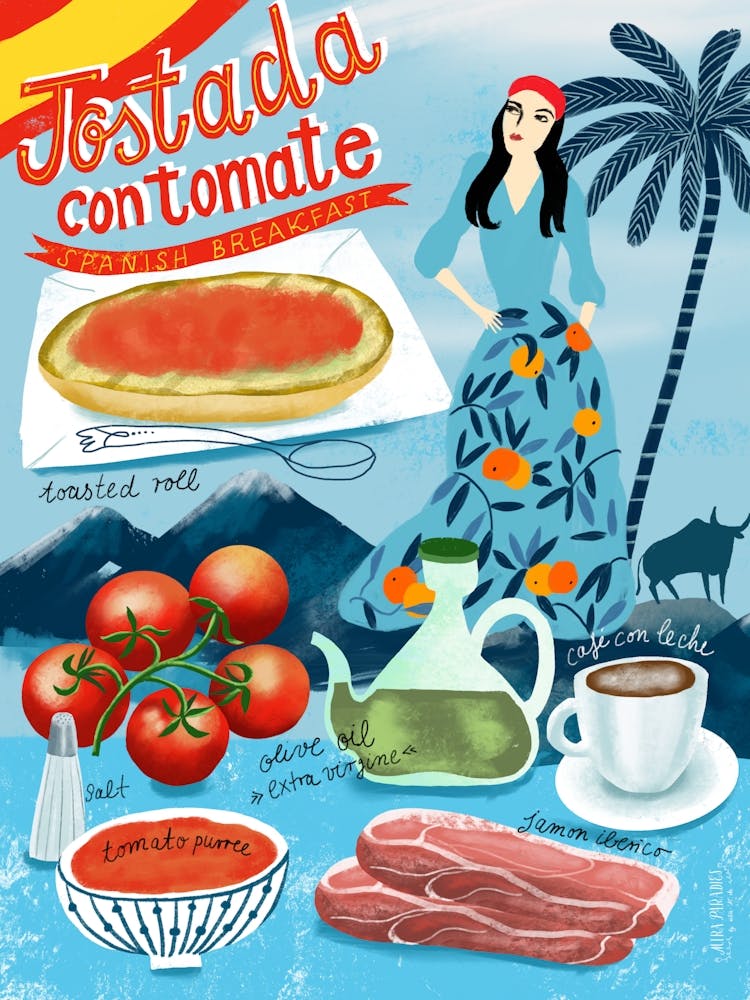 Tostada Con Tomate Recipe