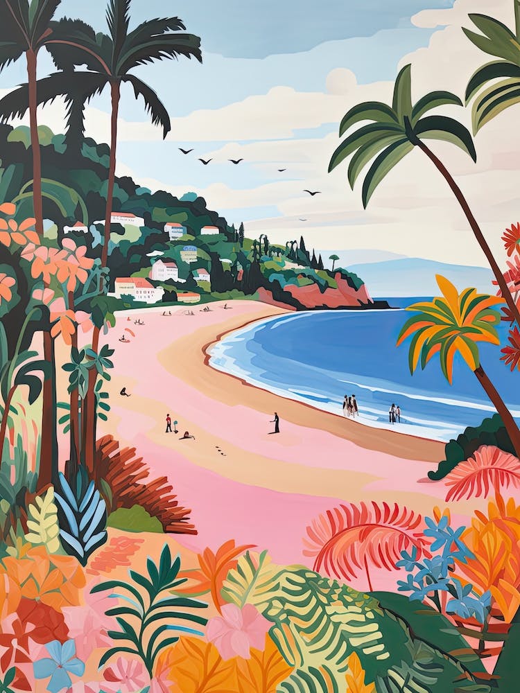 Blackpool Sands, Devon, Matisse And Rousseau Style 1
