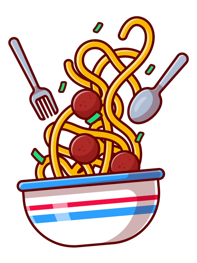 Spaghetti In A Bowl