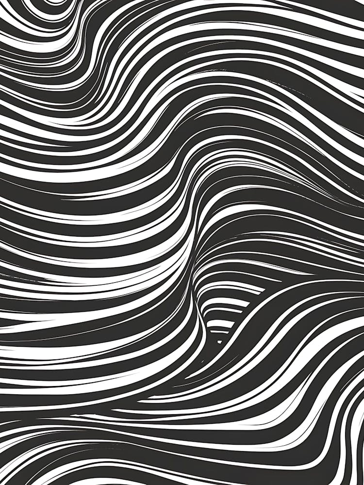 Seamless Hand Drawn Striped Pattern Black And White Design Elements Drawn Strokes The Effect Of Gel Pens