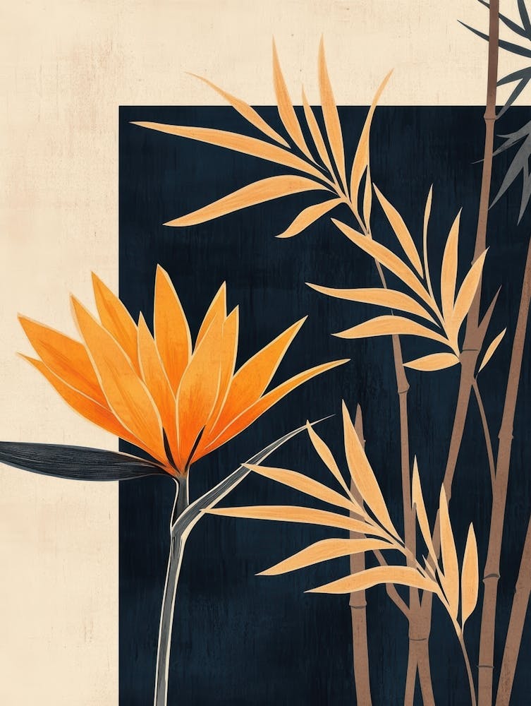 Bird Of Paradise Canvas Print 3