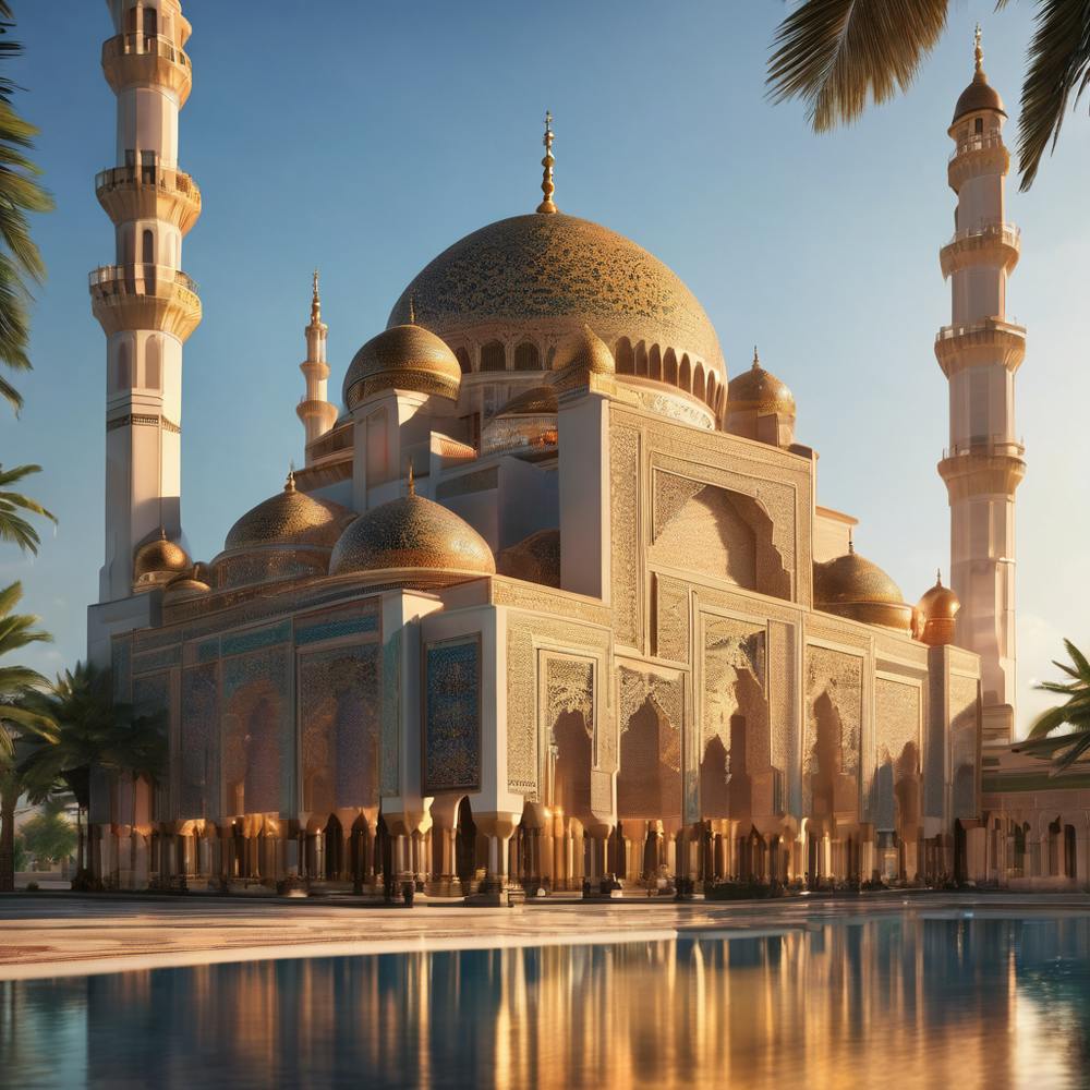 Islamic Mosque in day light