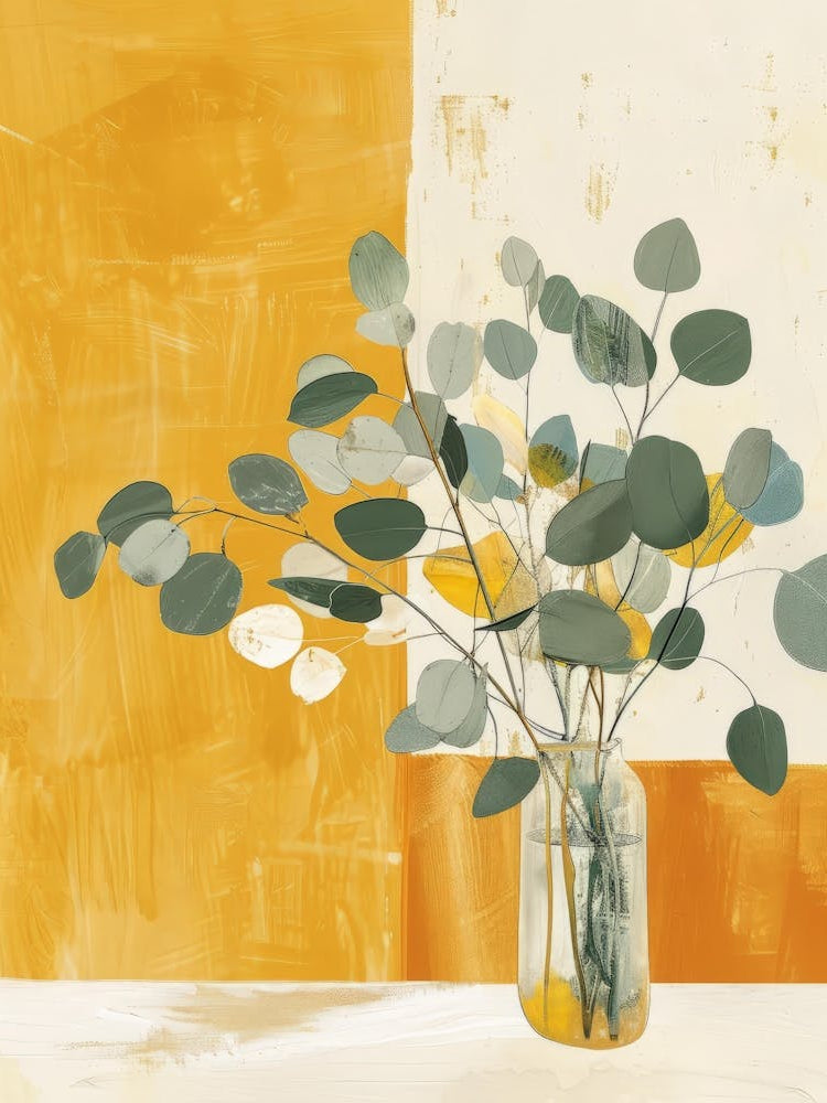 Eucalyptus In A Vase