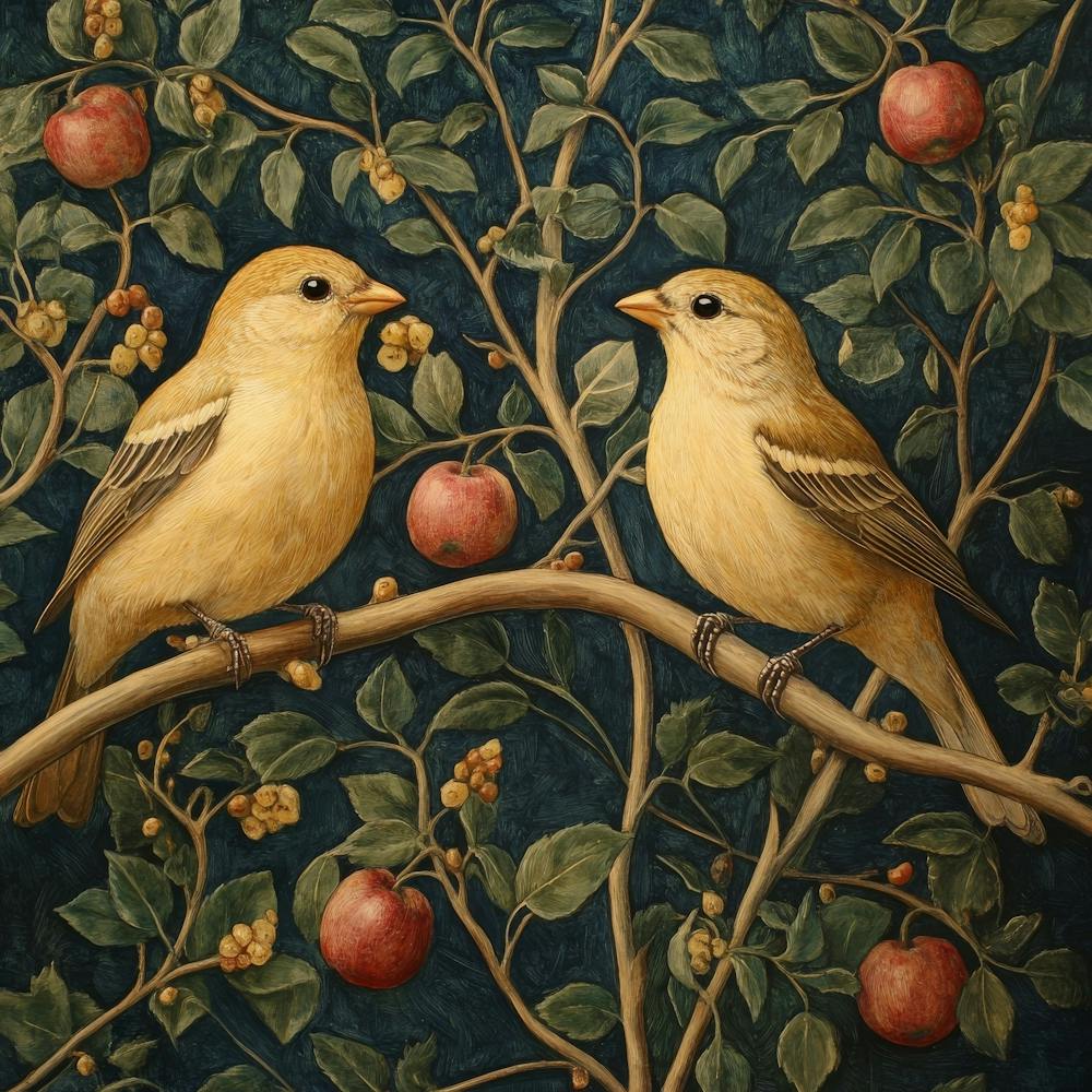 Birds In A Tree Art 1