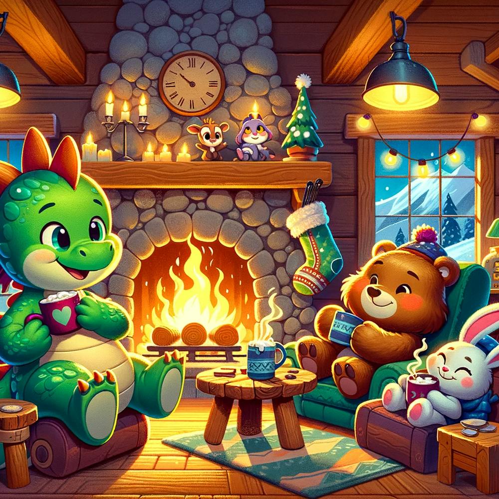 little dragon fireplace