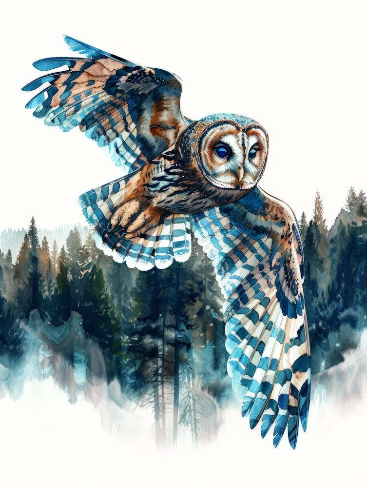 Owl In Flight 7