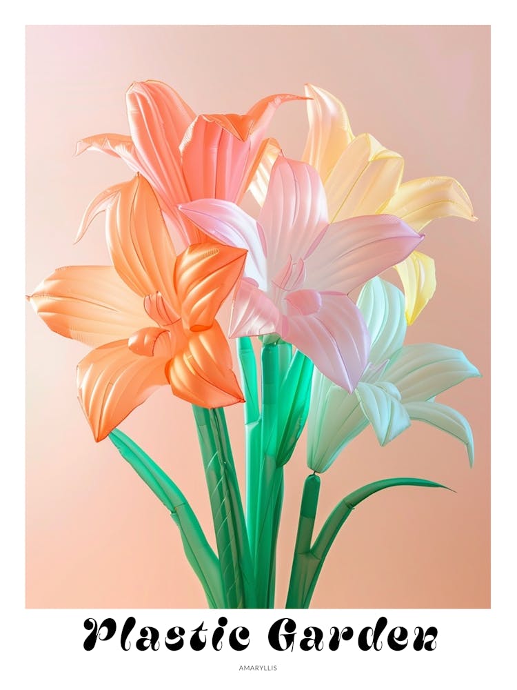 Dreamy Inflatable Flowers Poster Amaryllis 6