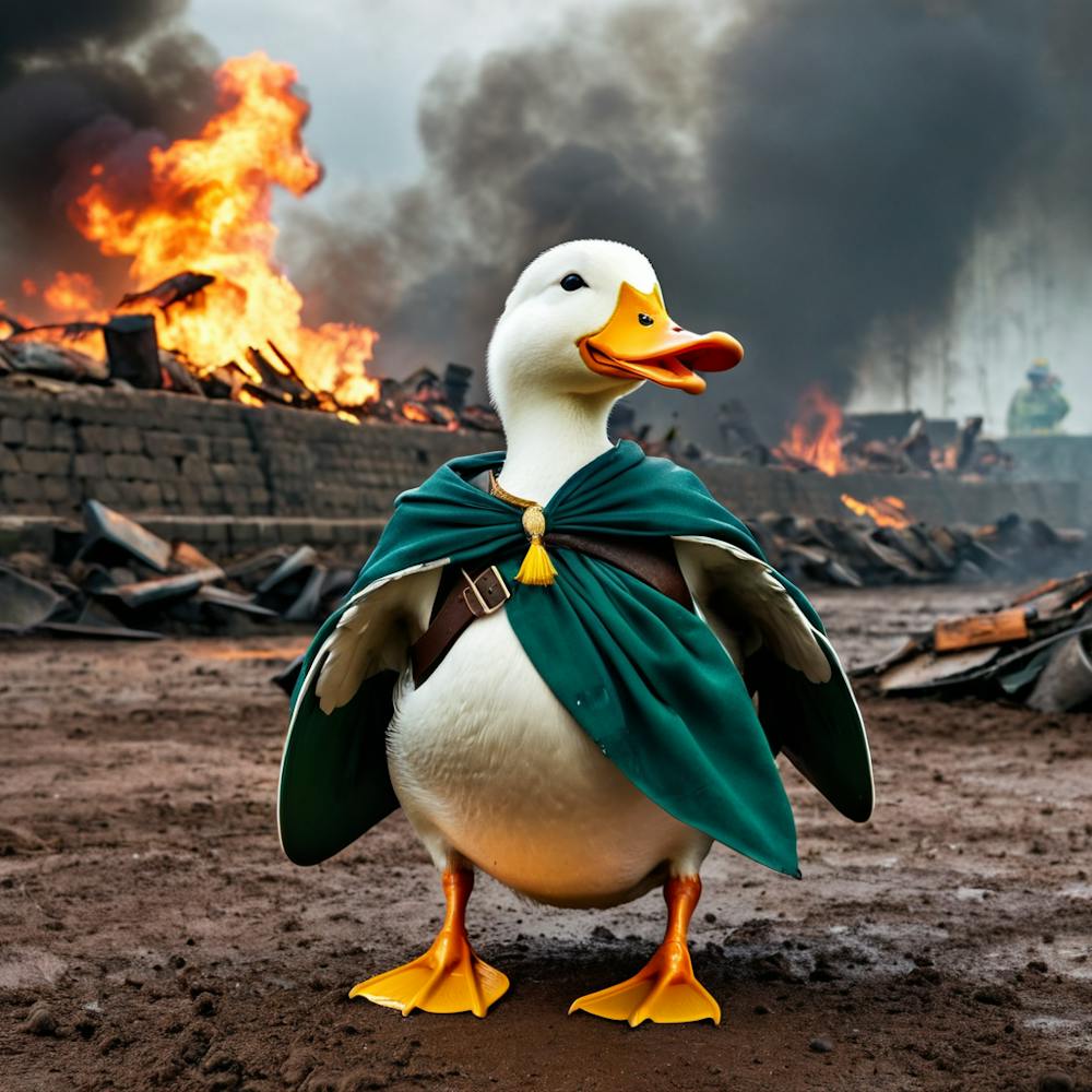 Duck In A Cloak