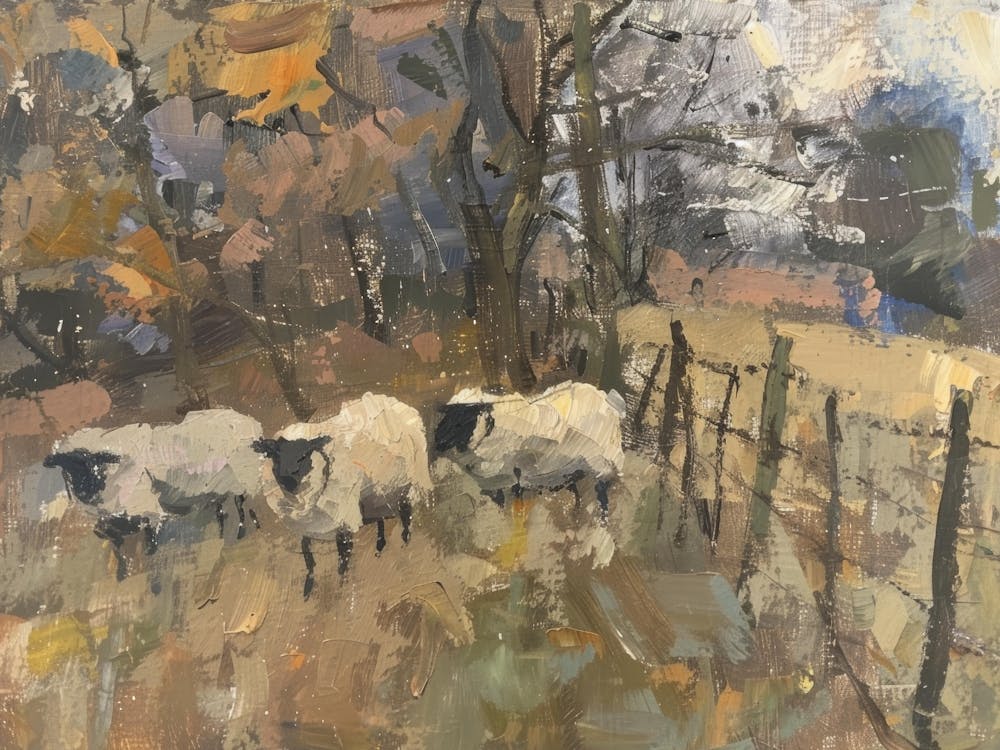 Sheep In The Field 2