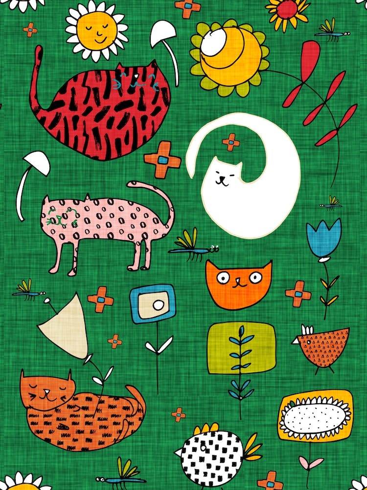 Spring Cat Green