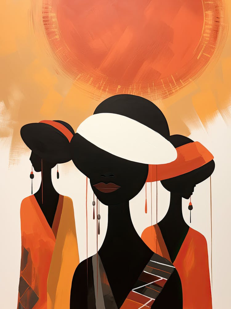 Three African Women | Boho Style