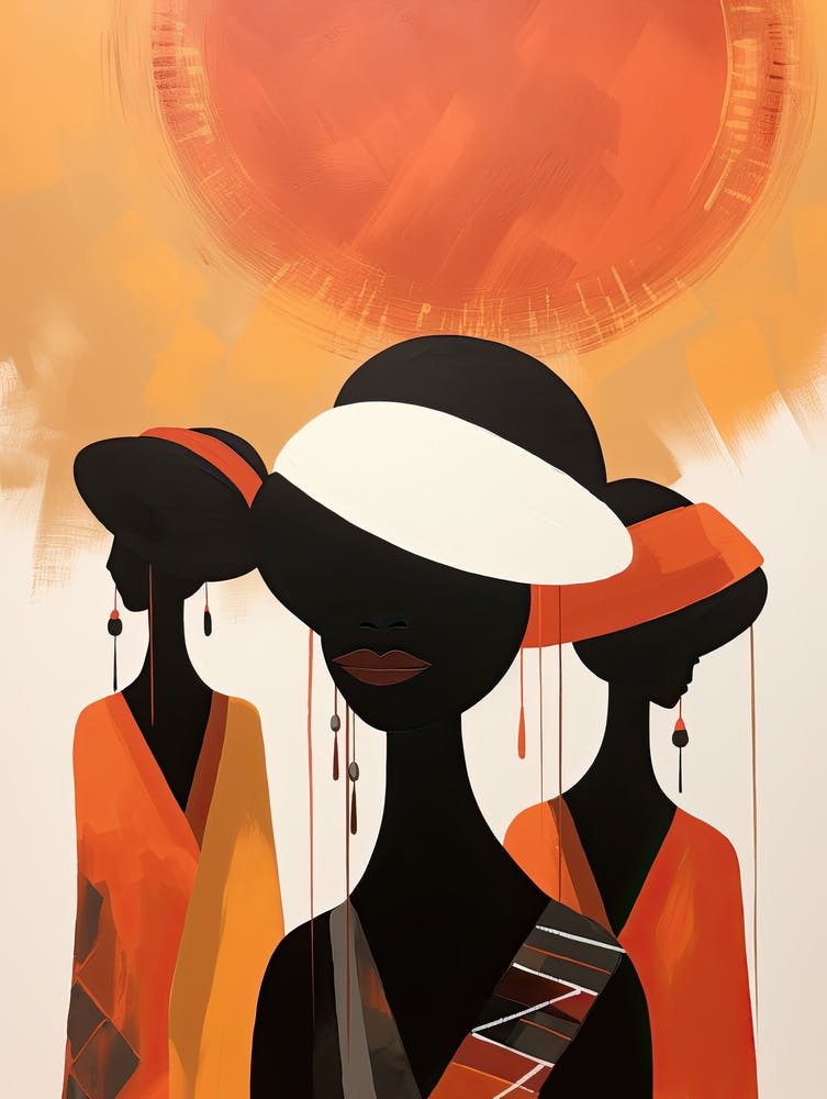 Three African Women | Boho Style