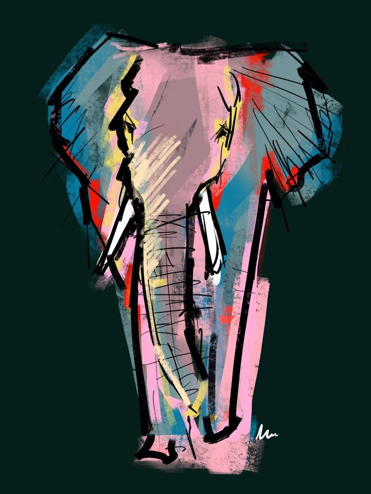 Vibrant Elephant 