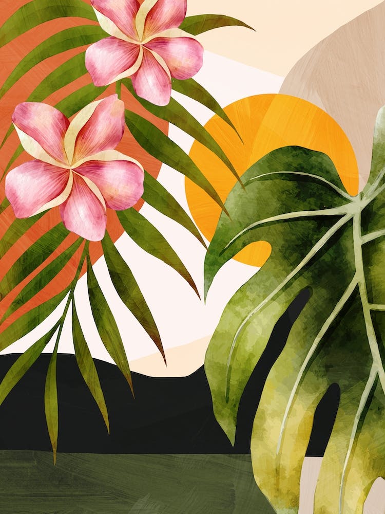 Abstract Tropical Art 6
