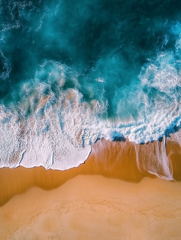 Aerial View Of A Beach 134