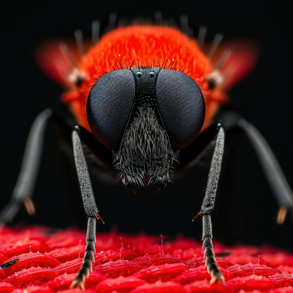 Close Up Of A Fly